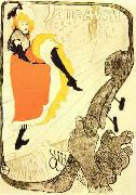 Jane Avril -1893  Henri  Toulouse-Lautrec
